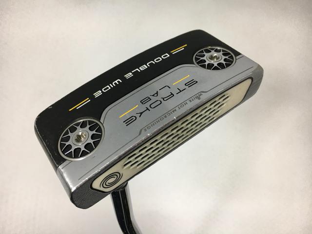 お買い得品！【中古ゴルフクラブ】オデッセイ STROKE LAB(ストローク ラボ) DOUBLE WIDE パター 2019 オリジナルスチール パター【14日間返品OK】