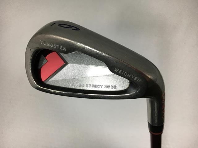 お買い得品！【中古ゴルフクラブ】(5本セット)ダイワ(グローブライド) ONOFF 赤(AKA) アイアン 2014 スムースキックMP-514i 6〜9.P【14日間返品OK】