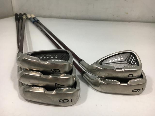 お買い得品！【中古ゴルフクラブ】(5本セット)ダイワ(グローブライド) ONOFF 赤アイアン 2012 スムースキックMP-512I 6〜9.P【14日間返品OK】