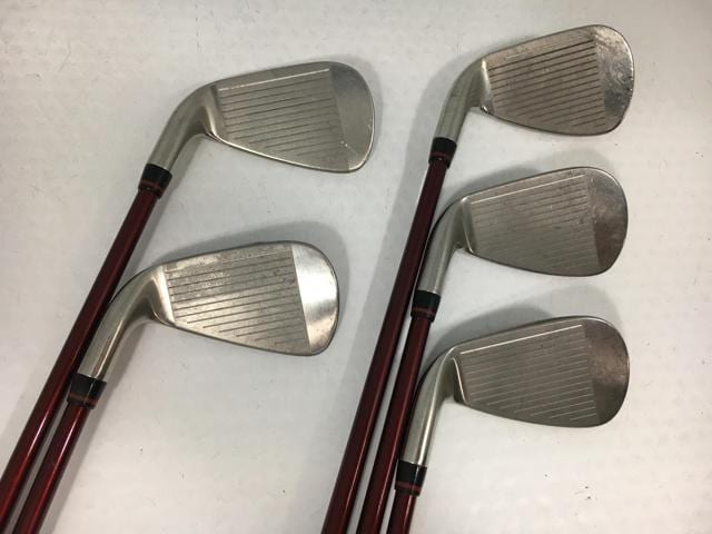 お買い得品！【中古ゴルフクラブ】(5本セット)ダイワ(グローブライド) ONOFF 赤アイアン 2012 スムースキックMP-512I 6〜9.P【14日間返品OK】