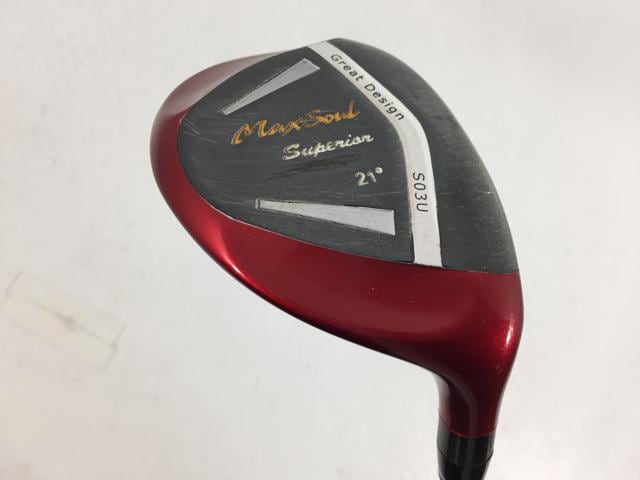 【中古ゴルフクラブ】マックスソウル(MAX SOUL) マックスソウル(MAX SOUL) スペリア S03 ユーティリティ MCH-60 U4【14日間返品OK】