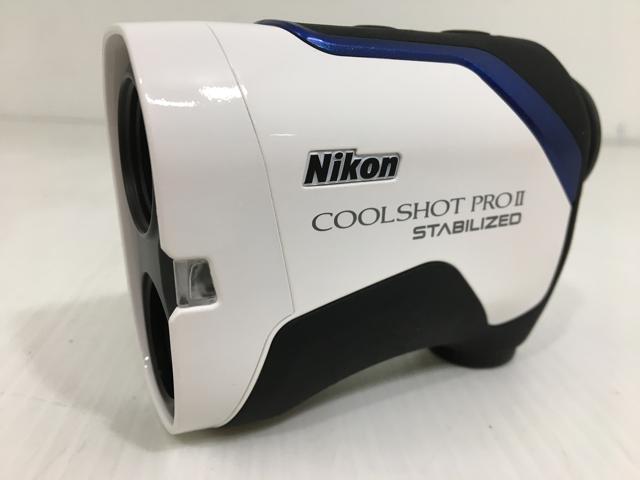 お買い得品！【中古ゴルフ用品】【超美品】ニコン レーザー距離計 COOLSHOT PRO?(クールショットプロ2) STABILIZED [ホワイト]【14日間返品OK】
