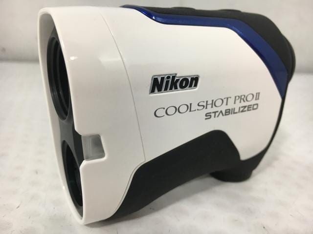 お買い得品！【中古ゴルフ用品】【超美品】ニコン レーザー距離計 COOLSHOT PRO?(クールショットプロ2) STABILIZED [ホワイト]【14日間返品OK】