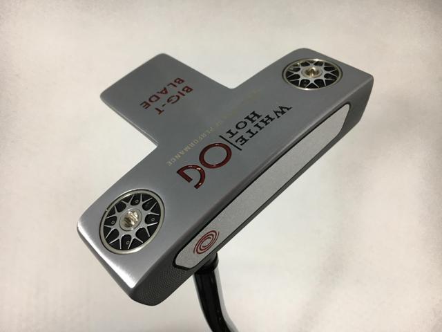 お買い得品！【中古ゴルフクラブ】【超美品】オデッセイ ホワイト ホット OG BIG T BLADE パター STROKE LAB(ストローク ラボ)シャフト パター【14日間返品OK】