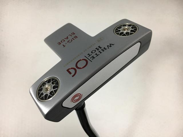 お買い得品！【中古ゴルフクラブ】【超美品】オデッセイ ホワイト ホット OG BIG T BLADE パター STROKE LAB(ストローク ラボ)シャフト パター【14日間返品OK】