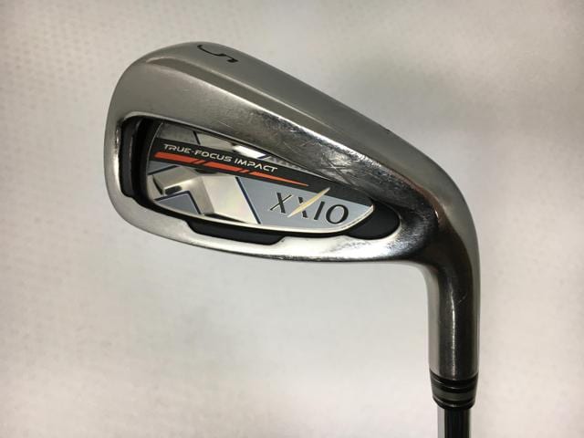 【中古ゴルフクラブ】(7本セット)ダンロップ ゼクシオ10 テン (XXIO 10 X) アイアン 2018 (ネイビー) NSプロ 870GH D.S.T 5〜9.P.A【14日間返品OK】