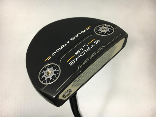 お買い得品！【中古ゴルフクラブ】オデッセイ STROKE LAB(ストローク ラボ) ブラックシリーズ R-LINE ARROW パター 2020 オリジナルスチール パター【14日間返品OK】