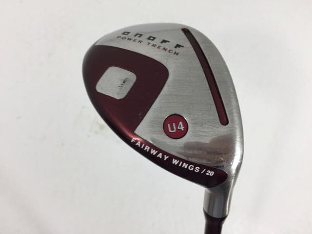 お買い得品！【中古ゴルフクラブ】ダイワ(グローブライド) ONOFF フェアウェイ ウィングス ユーティリティ 赤 (AKA)  2016 スムースキックMP-516U U4【14日間返品OK】