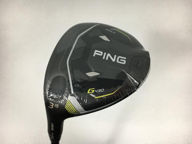 お買い得品！【中古ゴルフクラブ】【未使用品】ピン G430 MAX フェアウェイ ALTA J CB BLACK 3W【14日間返品OK】