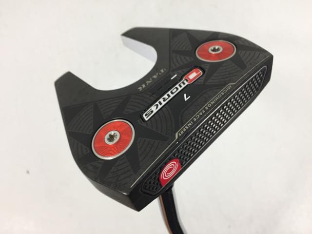 【中古ゴルフクラブ】オデッセイ O-WORKS(オー・ワークス) #7 TANK パター オリジナルスチール パター【14日間返品OK】