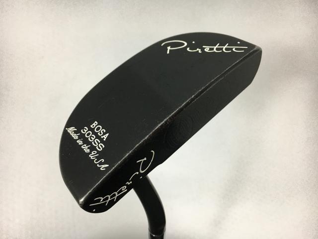 お買い得品！【中古ゴルフクラブ】Piretti(ピレッティ) BOSA ミッドナイトブラック パター 2021 オリジナルスチール パター【14日間返品OK】