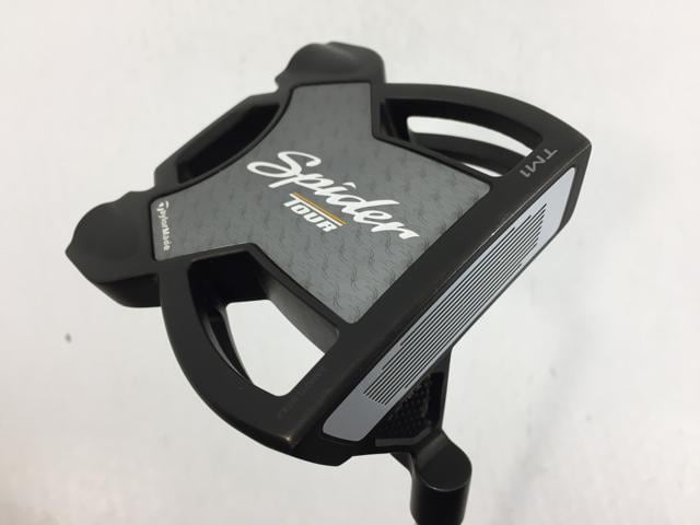 【中古ゴルフクラブ】【超美品】テーラーメイド スパイダー ツアー TM1 TRUSS ヒール パター 2024 KBS BLACK STEPLESS スチール パター【14日間返品OK】