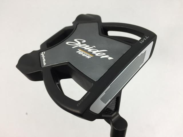 【中古ゴルフクラブ】【超美品】テーラーメイド スパイダー ツアー TM1 TRUSS ヒール パター 2024 KBS BLACK STEPLESS スチール パター【14日間返品OK】