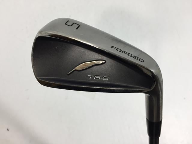 【中古ゴルフクラブ】(6本セット)フォーティーン TB-5 フォージド アイアン ブラックエディション 2021 FS-90i スチール 5〜9.P【14日間返品OK】