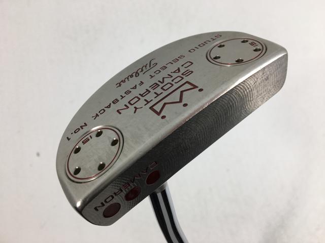 お買い得品！【中古ゴルフクラブ】タイトリスト スコッティ・キャメロン スタジオセレクト ファストバック1 オリジナルスチール パター【14日間返品OK】
