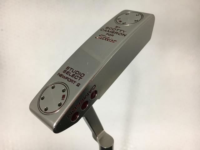 お買い得品！【中古ゴルフクラブ】タイトリスト スコッティ・キャメロン スタジオセレクト ニューポート2 オリジナルスチール パター【14日間返品OK】