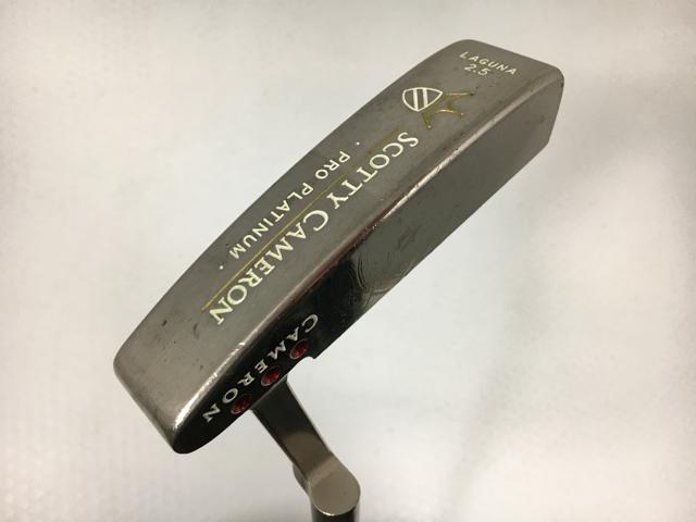 お買い得品！【中古ゴルフクラブ】タイトリスト スコッティ・キャメロン プロプラチナム 2000 レッドドット ラグーナ2.5 オリジナルスチール パター【14日間返品OK】