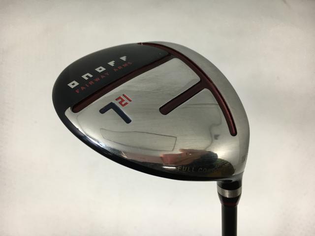 【中古ゴルフクラブ】ダイワ(グローブライド) ONOFF フェアウェイ アームズ 赤 (AKA) 2020 LABO SPEC HASHIRI-f50 7W【14日間返品OK】