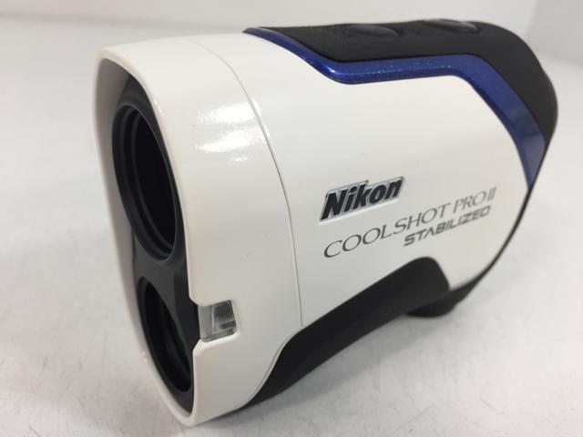 【中古ゴルフ用品】【超美品】ニコン レーザー距離計 COOLSHOT PRO?(クールショットプロ2) STABILIZED [ホワイト]【14日間返品OK】