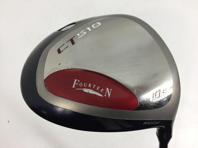 【中古ゴルフクラブ】フォーティーン CT-518 ドライバー 2018 ツアーAD FT924d 1W【14日間返品OK】