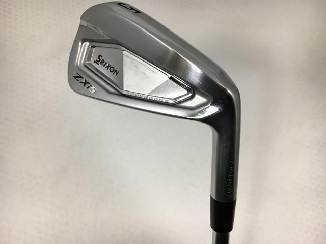 【中古ゴルフクラブ】(6本セット)ダンロップ スリクソン(SRIXON) ZXi5 アイアン 2025 AMT BLACK スチール 5〜9.P【14日間返品OK】
