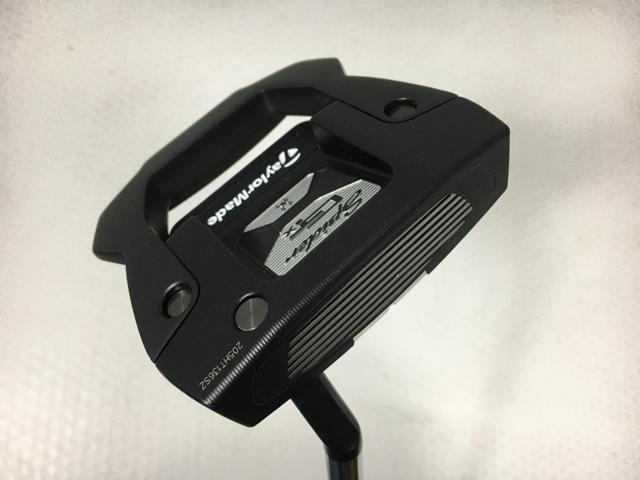 【中古ゴルフクラブ】テーラーメイド スパイダー GTx  ブラック スモールスラント パター 2023 KBS 120 CHROME STEPPED スチール パター【14日間返品OK】