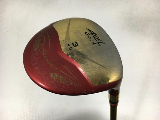 【中古ゴルフクラブ】ツルヤゴルフ アクセル ゴールドプレミアム4 スタンダード フェアウェイ(高反発) 2020 オリジナルカーボン 3W【14日間返品OK】