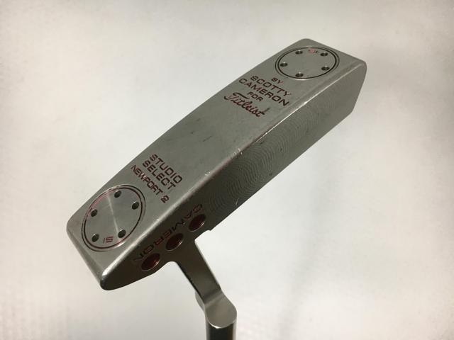 お買い得品！【中古ゴルフクラブ】タイトリスト スコッティ・キャメロン スタジオセレクト ニューポート2 オリジナルスチール パター【14日間返品OK】