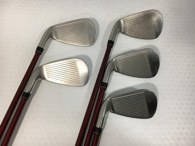 【中古ゴルフクラブ】(5本セット)ダイワ(グローブライド) ONOFF 赤(AKA) アイアン 2014 スムースキックMP-514i 6〜9.P【14日間返品OK】