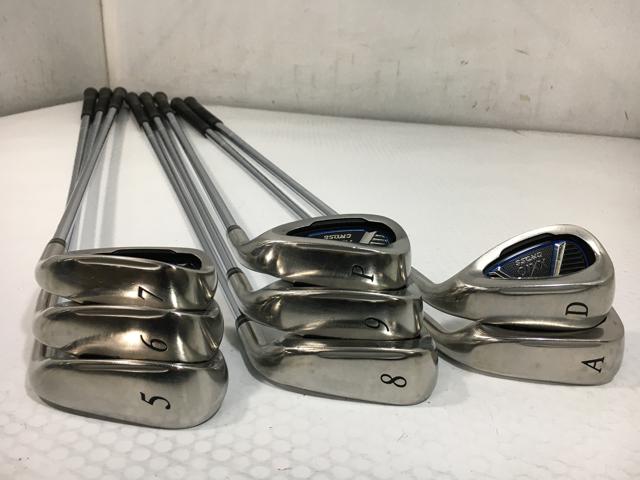 【中古ゴルフクラブ】(8本セット)ダンロップ ゼクシオ クロス (XXIO CROSS) アイアン 2019 NSプロ 870GH D.S.T 5〜9.P.A.D【14日間返品OK】_1