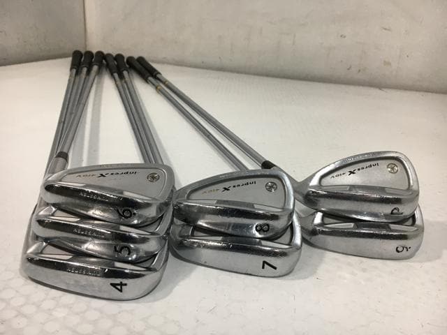 【中古ゴルフクラブ】(7本セット)ヤマハ インプレス X 410V アイアン 2006 D/G 4〜9.P【14日間返品OK】
