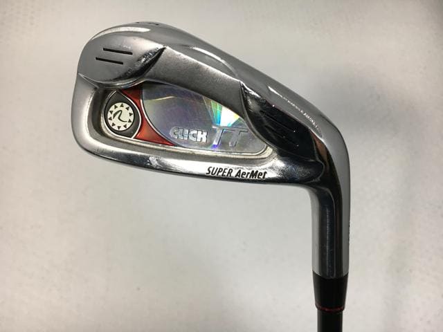 【中古ゴルフクラブ】(6本セット)ルーツゴルフ(ゴーセン) CLICK(クリック) TT アイアン サファイアレッド 5〜9.P【14日間返品OK】
