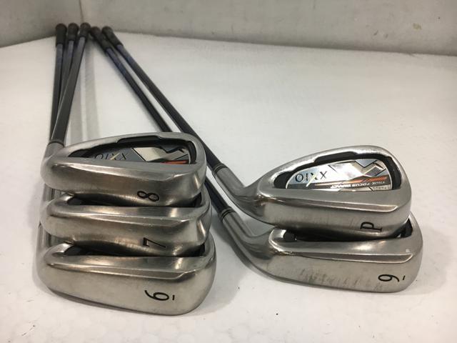 【中古ゴルフクラブ】(5本セット)ダンロップ ゼクシオ10 テン (XXIO 10 X) アイアン 2018 (ネイビー) MP1000 6〜9.P【14日間返品OK】_1