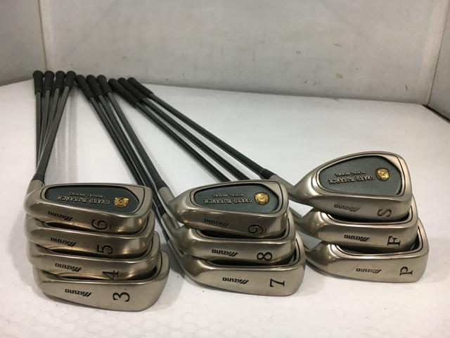 【中古ゴルフクラブ】(10本セット)ミズノ グランドモナーク ロイヤルモデル アイアン ブライアモススーパーUL-50 3〜9.P.A.S【14日間返品OK】