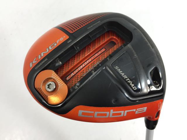 【中古ゴルフクラブ】コブラ KING F6+ ドライバー 2016 (日本仕様) UST マミヤ ATTAS オリジナルカーボン 1W【14日間返品OK】
