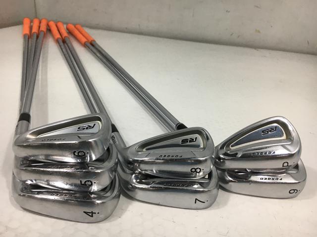 お買い得品！【中古ゴルフクラブ】(7本セット)プロギア RS フォージド アイアン 2018 スペックスチール3 Ver2 4〜9.P【14日間返品OK】