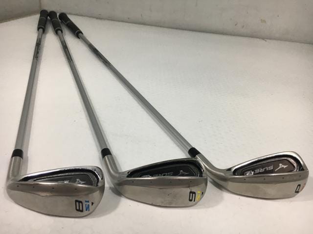 お買い得品！【中古ゴルフクラブ】(3本セット)ミズノ SURE DD SI アイアン EXSAR 8〜9.P【14日間返品OK】