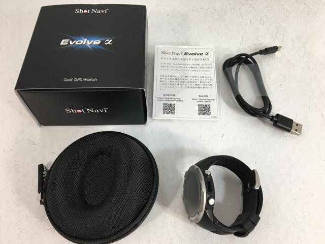 お買い得品！【中古ゴルフ用品】【超美品】テクタイト(ショットナビ) Shot Navi(ショットナビ) Evolve α(エボルブ アルファ) ブラック【14日間返品OK】_2