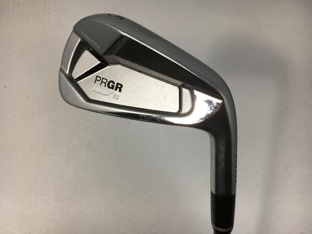 【中古ゴルフクラブ】(6本セット)プロギア PRGR 02 アイアン 2023 グラファイトデザイン RAUNE i60 5〜9.P【14日間返品OK】