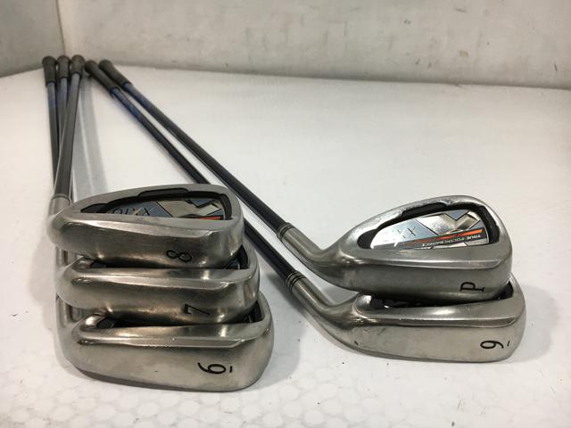 【中古ゴルフクラブ】(5本セット)ダンロップ ゼクシオ10 テン (XXIO 10 X) アイアン 2018 (ネイビー) MP1000 6〜9.P【14日間返品OK】_1
