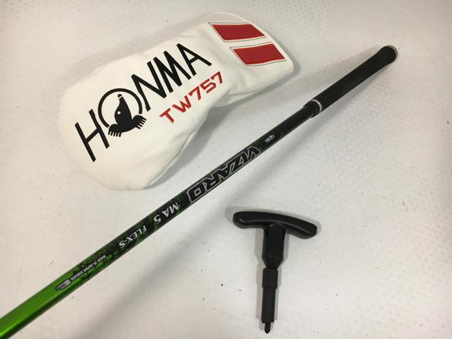 【中古ゴルフクラブ】【美品】ホンマ TOUR WORLD (ツアーワールド) TW757 TYPE-S ドライバー VIZARD MA-5 1W【14日間返品OK】_2