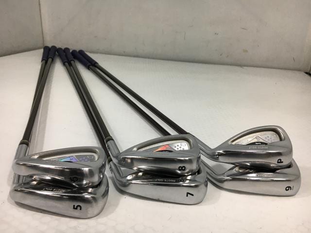 お買い得品！【中古ゴルフクラブ】(6本セット)ルーツゴルフ(ゴーセン) CLICK(クリック) CS アイアン プレミアムシャフト 5〜9.P【14日間返品OK】_1