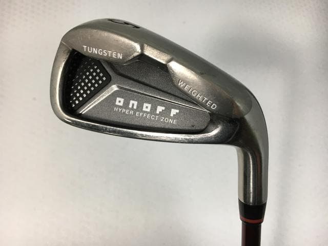【中古ゴルフクラブ】(7本セット)ダイワ(グローブライド) ONOFF 赤アイアン 2012 スムースキックMP-512I 5〜9.P.A【14日間返品OK】