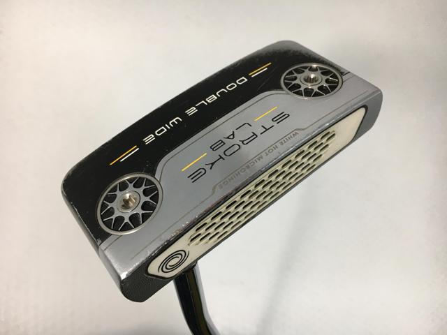 【中古ゴルフクラブ】オデッセイ STROKE LAB(ストローク ラボ) DOUBLE WIDE パター 2019 オリジナルスチール パター【14日間返品OK】