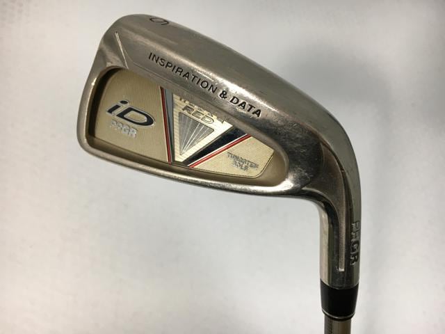 お買い得品！【中古ゴルフクラブ】(5本セット)プロギア iD nabla(ナブラ) RED(レッド) アイアン オリジナルカーボン 6〜9.P【14日間返品OK】