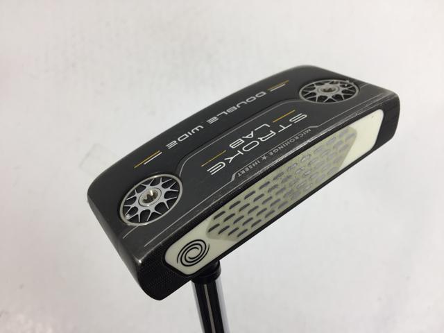 【中古ゴルフクラブ】オデッセイ STROKE LAB(ストローク ラボ) ブラックシリーズ DOUBLE WIDE パター 2020 オリジナルスチール パター【14日間返品OK】