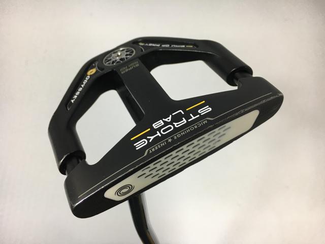 お買い得品！【中古ゴルフクラブ】オデッセイ STROKE LAB(ストローク ラボ) ブラックシリーズ BIRD OF PREY パター 2019 オリジナルスチール パター【14日間返品OK】 9,900円
