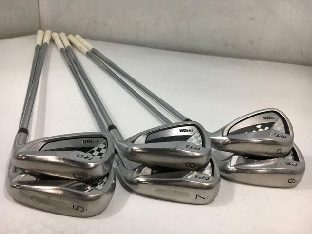 お買い得品！【中古ゴルフクラブ】(6本セット)プロギア RS チタンフェース アイアン 2016 スペックスチール3 Ver2 5〜9.P【14日間返品OK】_1