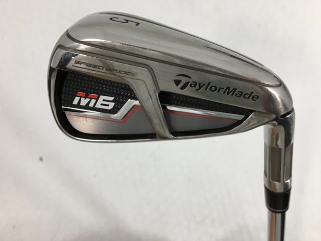 お買い得品！【中古ゴルフクラブ】(7本セット)テーラーメイド M6 アイアン 2019 (日本仕様) REAX85 JP スチール 5〜9.P.A【14日間返品OK】