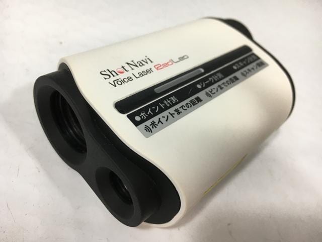 お買い得品！【中古ゴルフ用品】テクタイト(ショットナビ) レーザー距離計 Shot Navi(ショットナビ) ボイスレーザー Red Leo [White]【14日間返品OK】